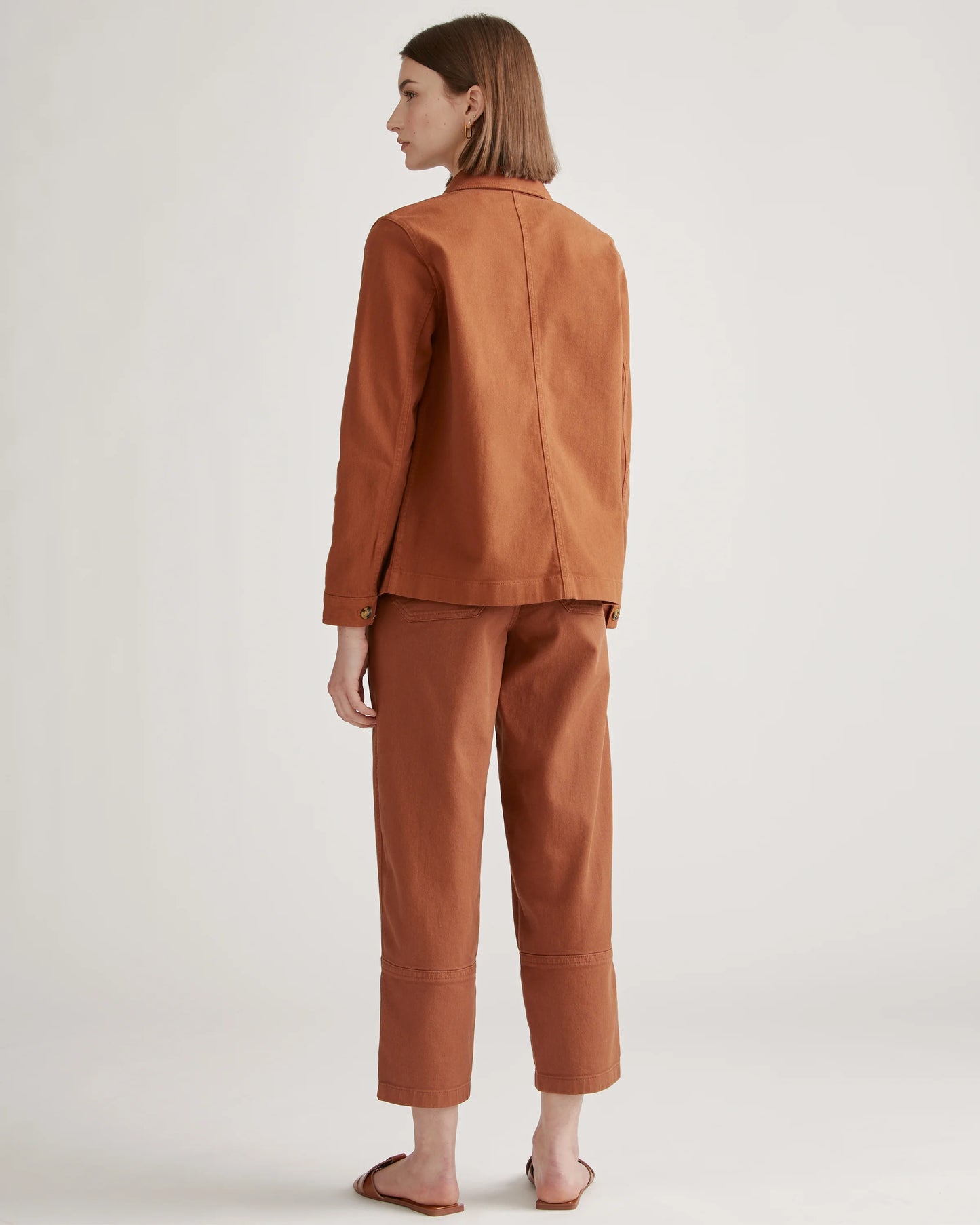 Organic Comfort Stretch Chore Jacket - XS / Vanilla