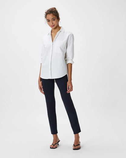 Ultra-Stretch Ponte Straight Leg Pants - XS / Morel Grey