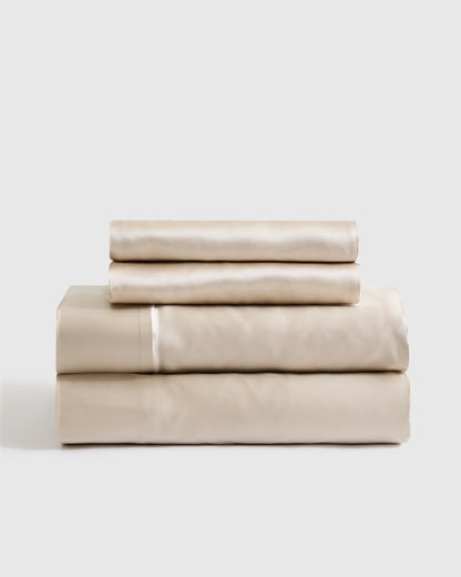 Mulberry Silk Sheet Set - Queen / Ivory