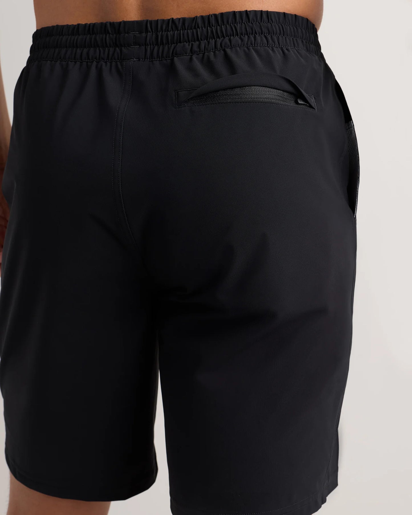 Italian Swim Trunks - 9" - S / Navy Palms