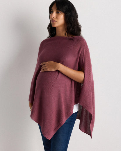 Lightweight Cotton Cashmere Nursing Shawl - One Size / Pale Custard Yellow