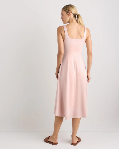 Flowknit Breeze Fit & Flare Dress - XS / Heather Green
