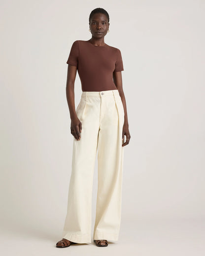 Second Skin T-Shirt Bodysuit - XS / Sand