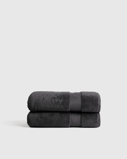 Turkish Ultra Plush Bath Towel (Set of 2) - One Size / White