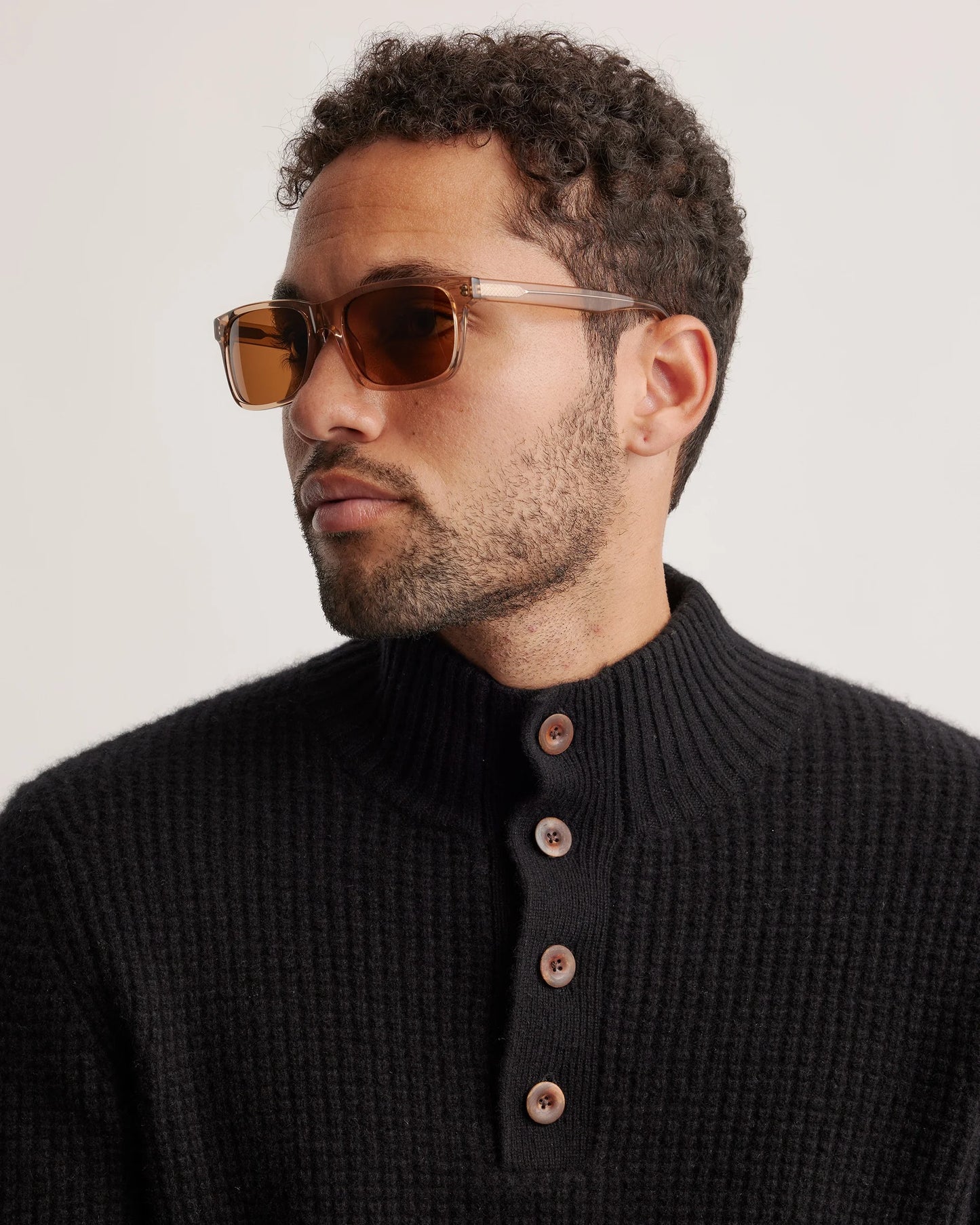 River Polarized Acetate Sunglasses - One Size / Tortoise with Green lens
