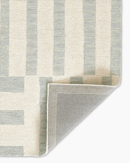 Jack Hand-Tufted Wool Rug - 3'6" x 5'6" / Blue