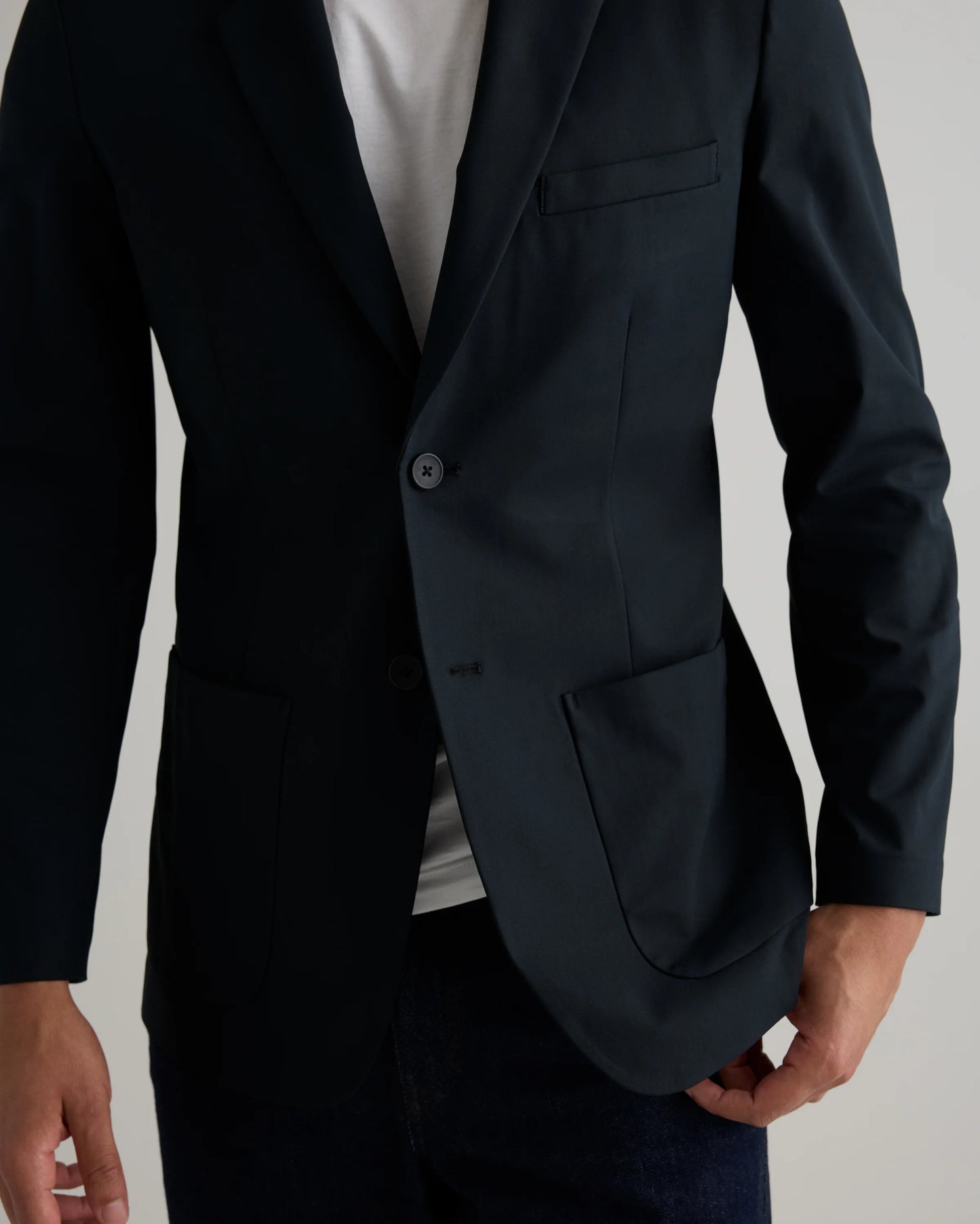 Performance Stretch Technical Blazer - M / Deep Navy