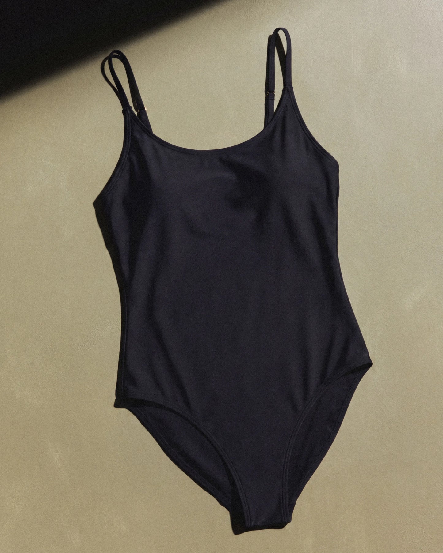 Italian Cami One-Piece Swimsuit - XS / Black