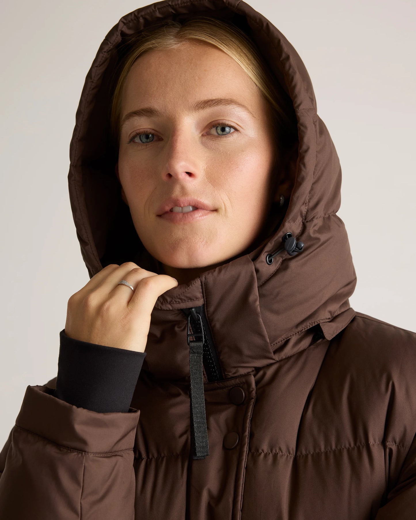 Responsible Down Long Puffer Jacket - XS / Black