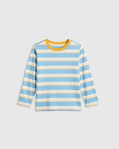 100% Organic Cotton Jersey Long Sleeve Tee - 2T / Dino Sketch