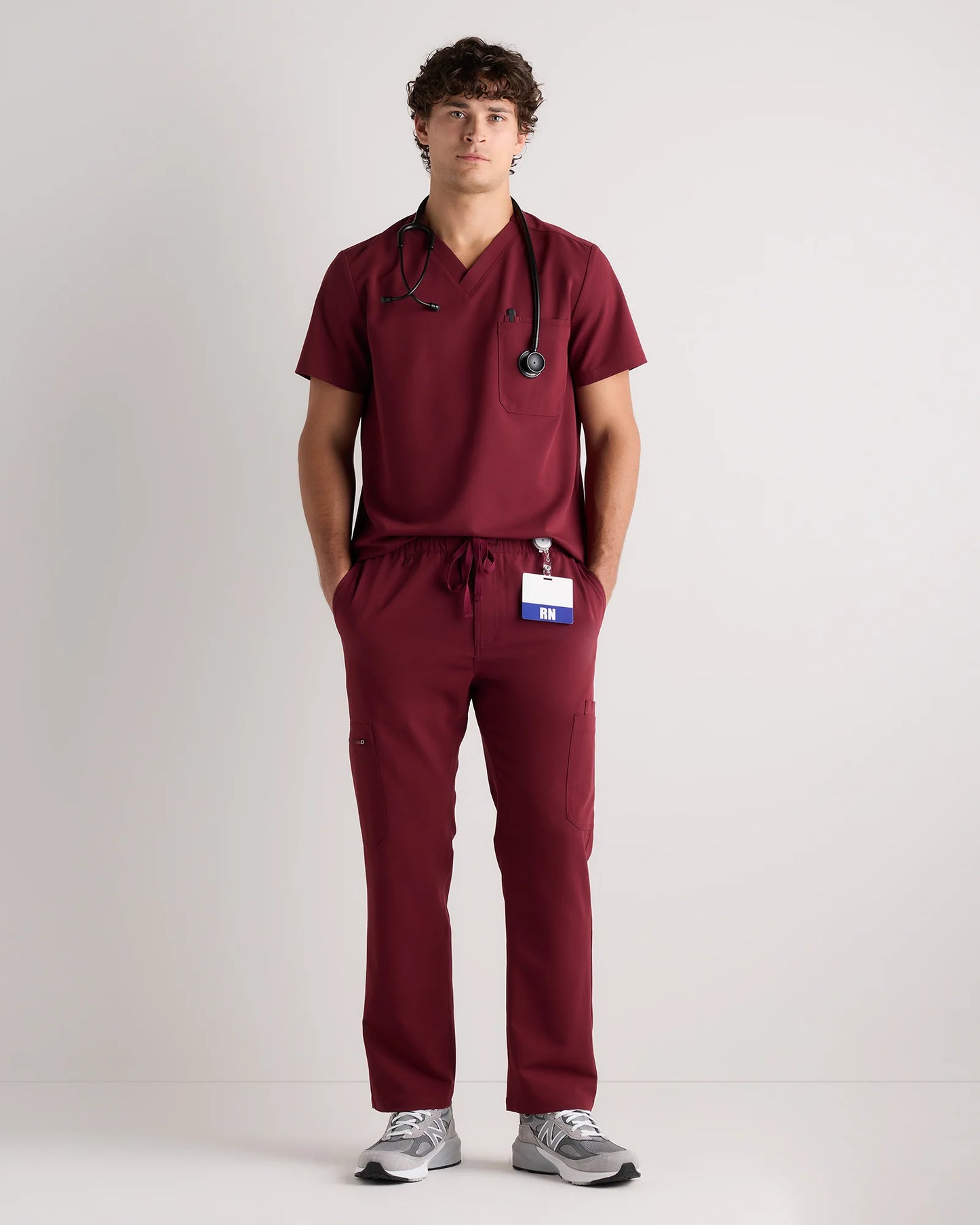 AeraFlex Scrub Cargo Pants - S / Bold Black