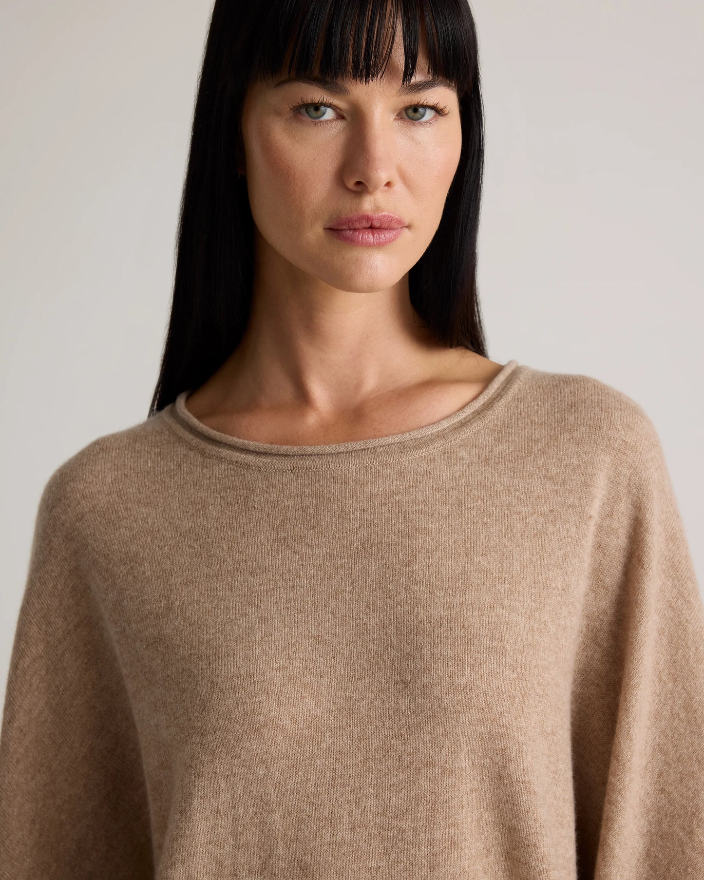 Mongolian Cashmere Batwing Sweater - S/M / Black