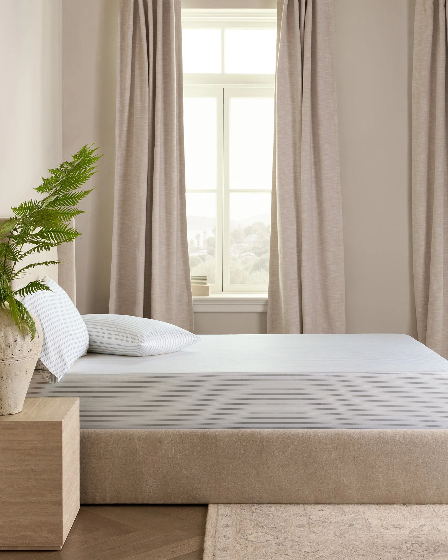 Bamboo Fitted Sheet Set - Twin / Sand