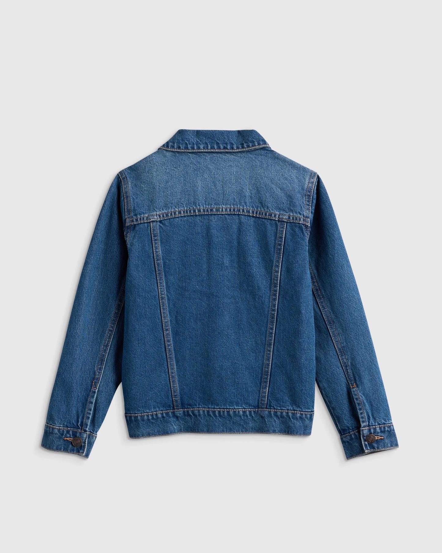 Boys 100% Organic Cotton Denim Jacket - 6 / Medium Wash