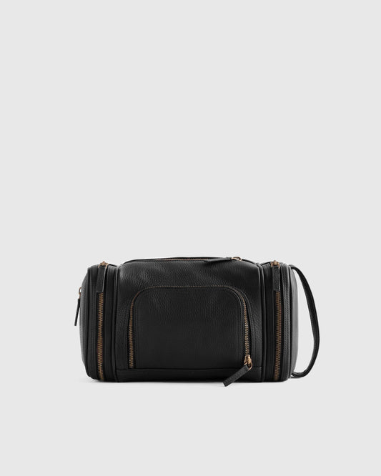 Nappa Leather Toiletry Bag - One Size / Black