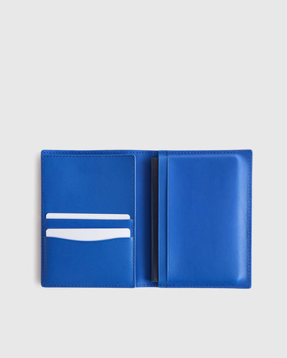 Nappa Leather RFID Blocking Passport Holder - One Size / Cherry Red