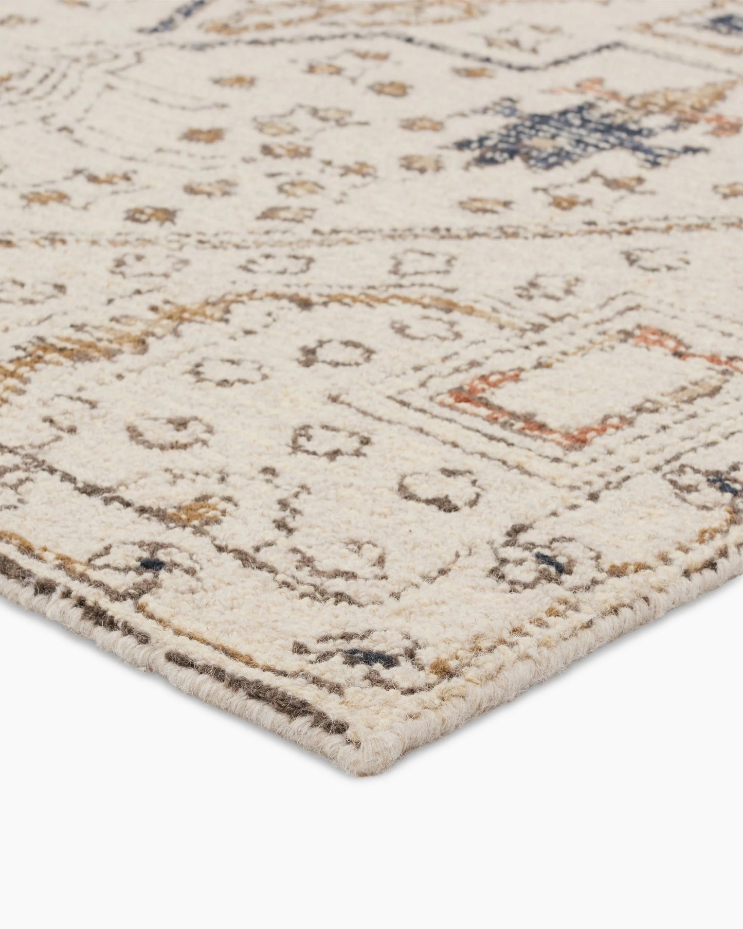 Zadie Wool Rug - 5' x 8' / Beige
