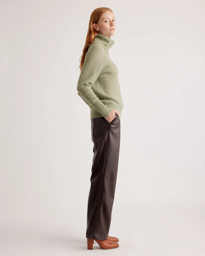 Baby Alpaca-Wool Turtleneck - XS / Light Grey