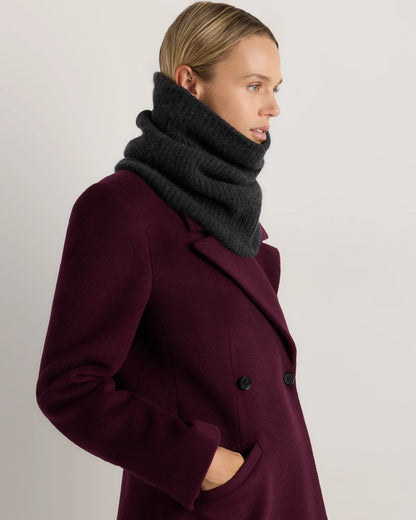 Mongolian Cashmere Snood - One Size / Ivory
