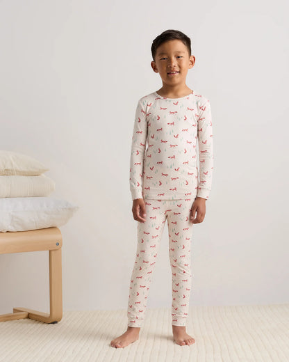 Bamboo Long Sleeve and Pant Pajama Set - 6 / Wildflower Dreams