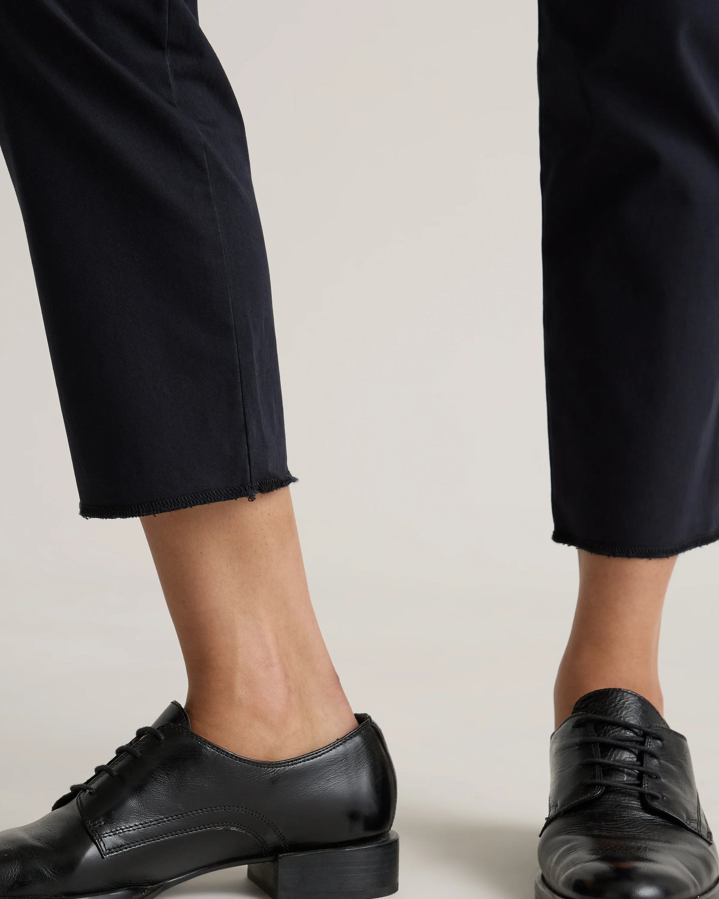 Organic Stretch Cotton Chino Pants - 0 / Black