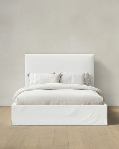 Slipcover Bed in 100% Linen - Full / Flax