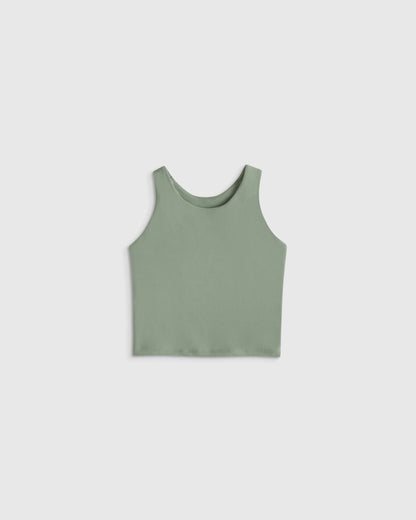 Girls Ultra-Form Fitted Tank - 6 / Storm Blue