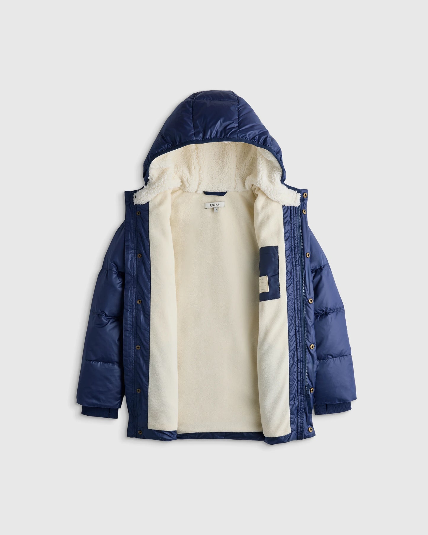 Heavyweight Down Puffer Coat - 6 / Navy