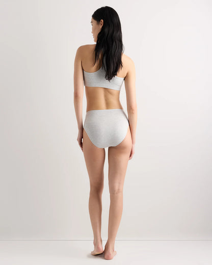 Organic Cotton High-Waisted Brief (6-Pack) - XS / Sand