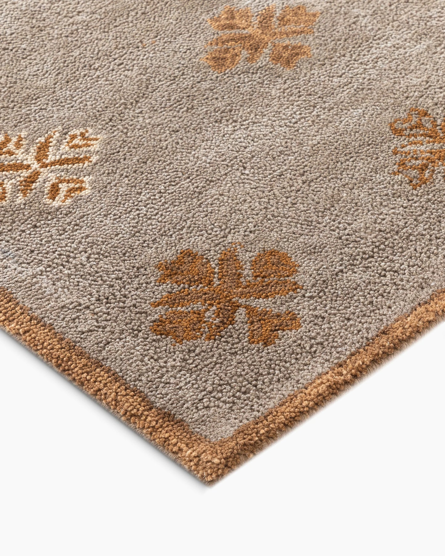Hazel Wool Rug - 5' x 8' / Grey