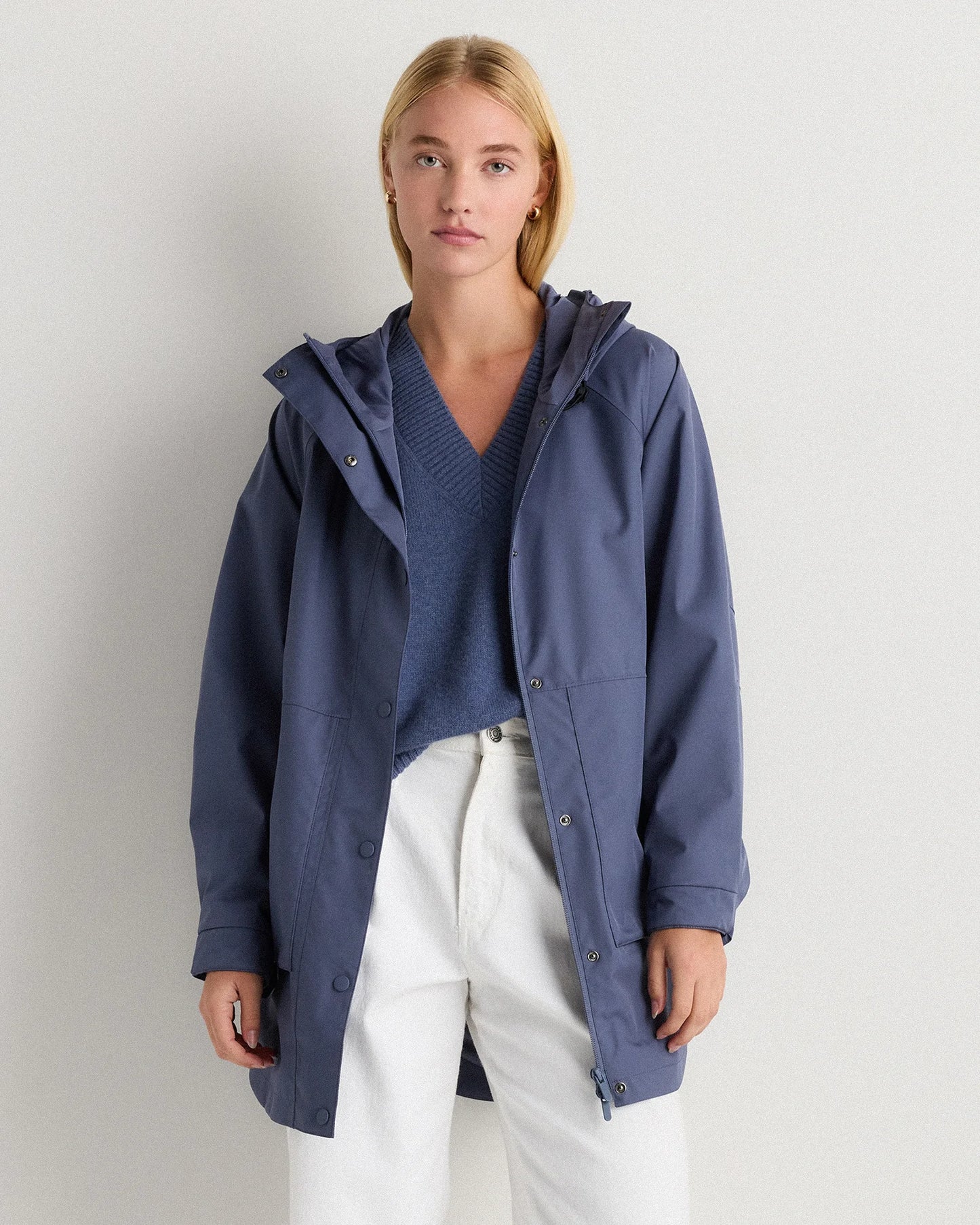Weather Proof Oversized Rain Jacket - XS / Tea Green