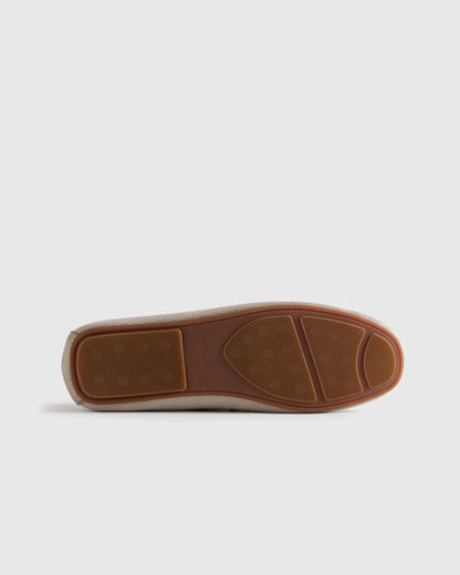 Recycled Knit Driving Loafer - 7 / Wheat