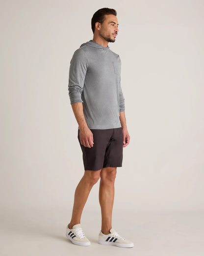 Organic Stretch Ripstop Shorts - 10" - S / Morel Grey