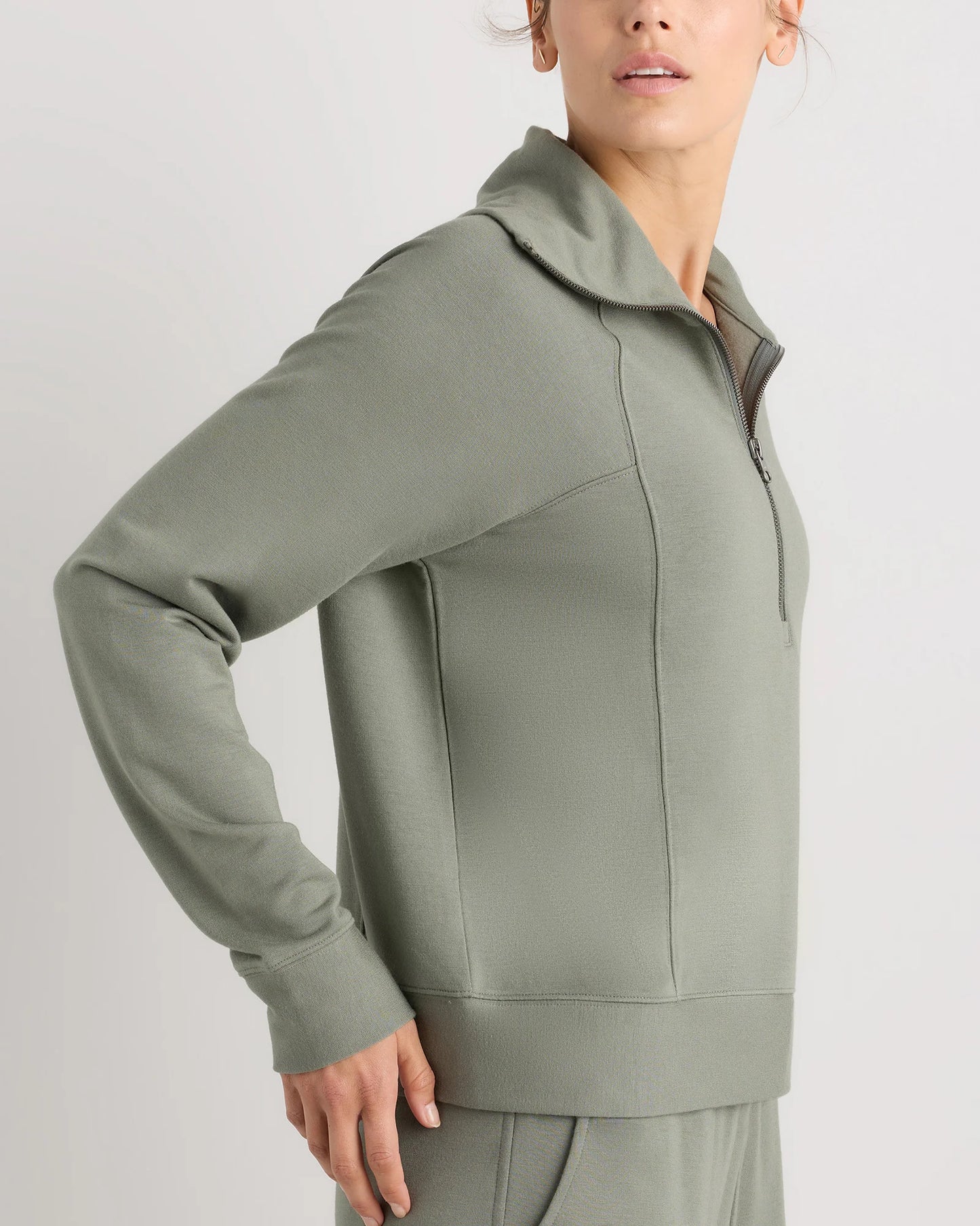 SuperSoft Fleece Half Zip - XS / Dried Fig