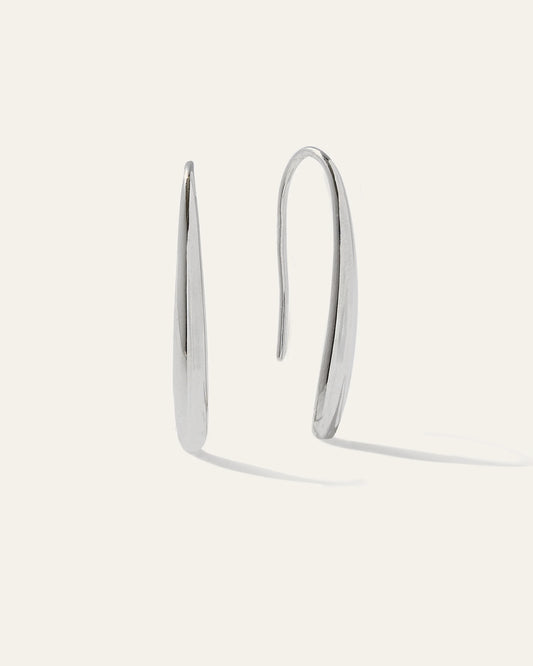 Threader Drop Earrings - One Size / Sterling Silver