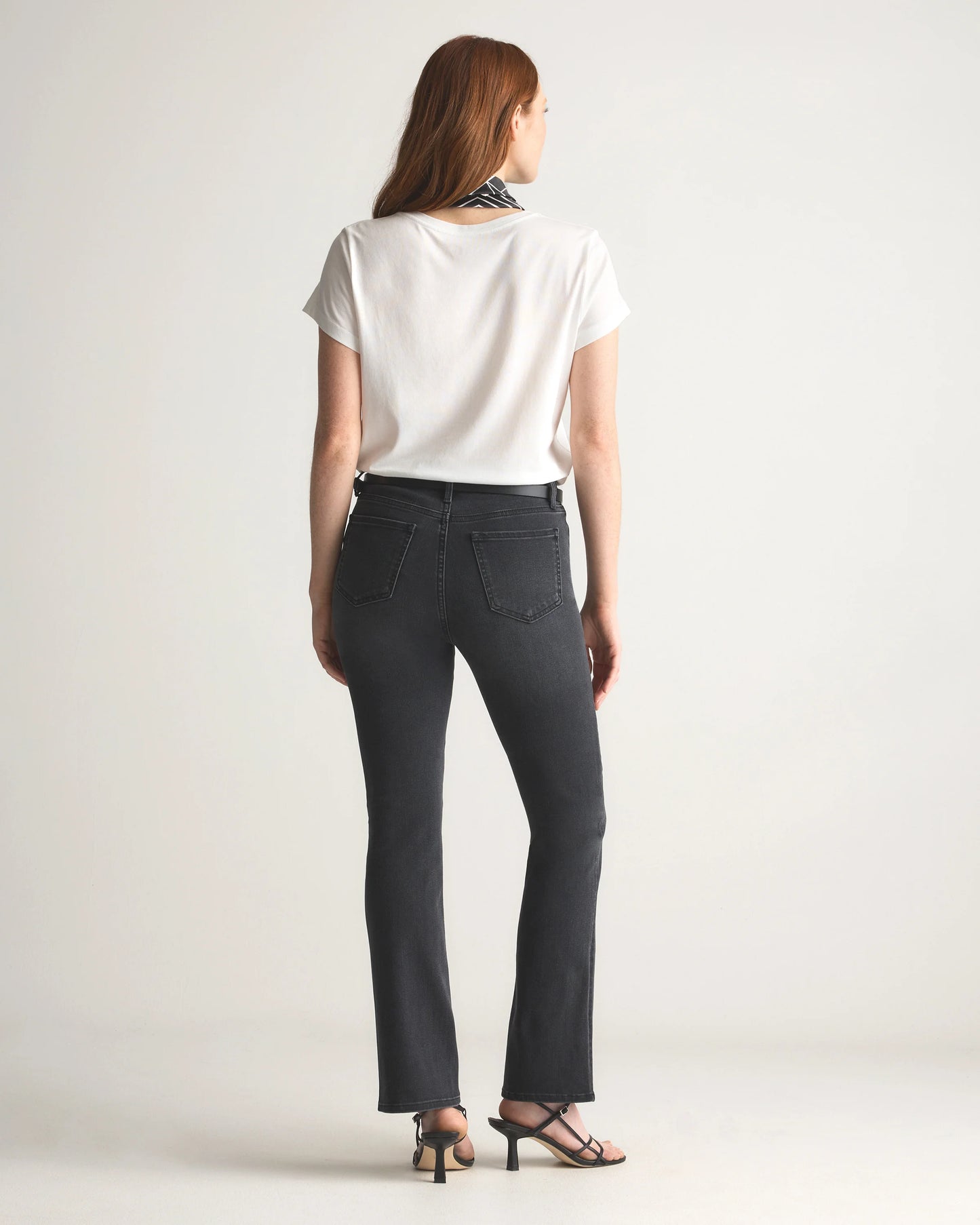 Bella Stretch Kick Flare Jeans - 24 / Deep Rinse