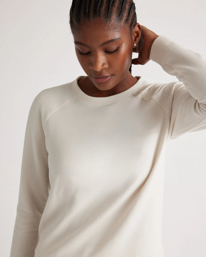 SuperSoft Fleece Crew - XS / Smoked Thyme Green