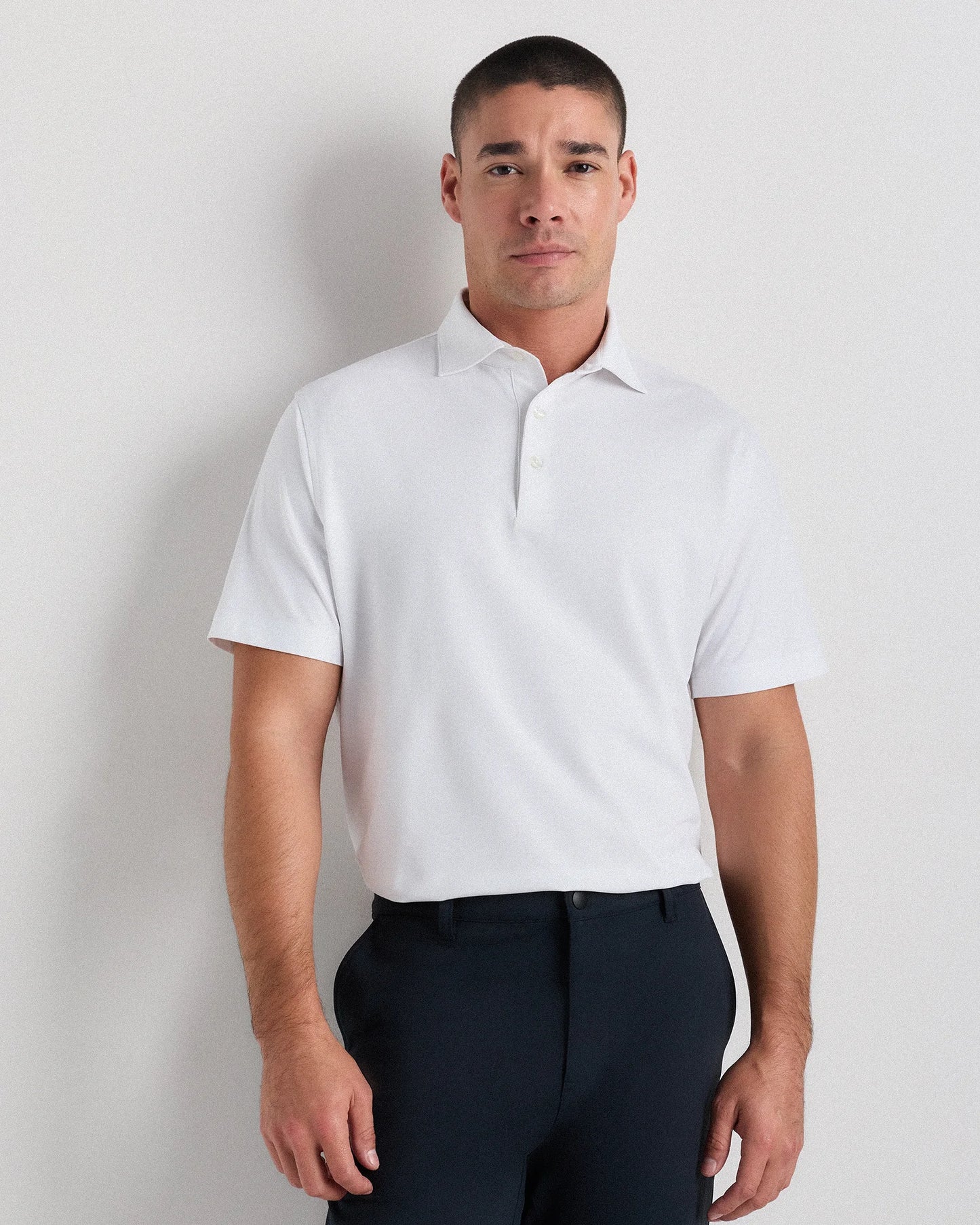 Performance Mesh Golf Polo - S / Navy