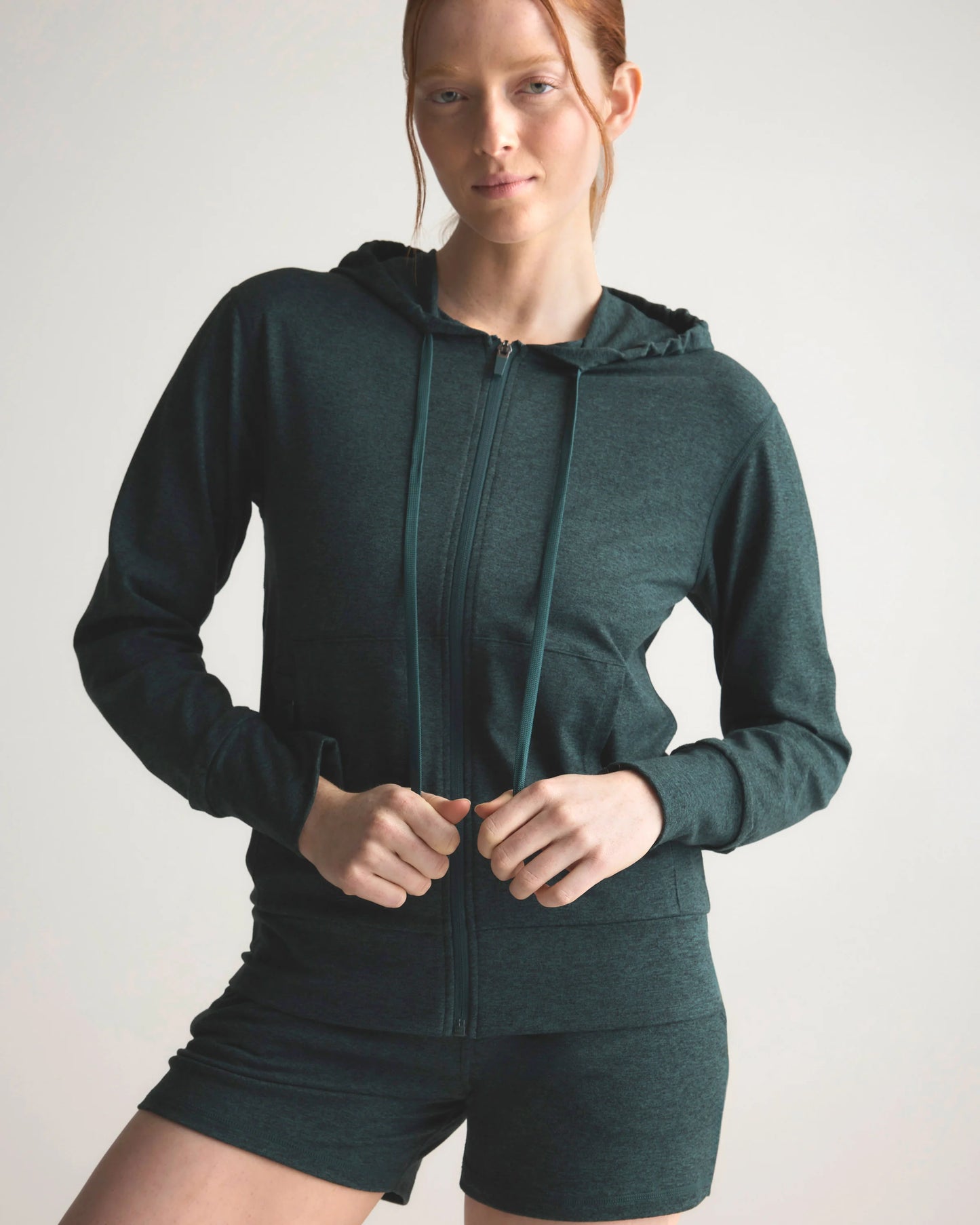 Flowknit Full-Zip Hoodie - XS / Heather Deep Navy