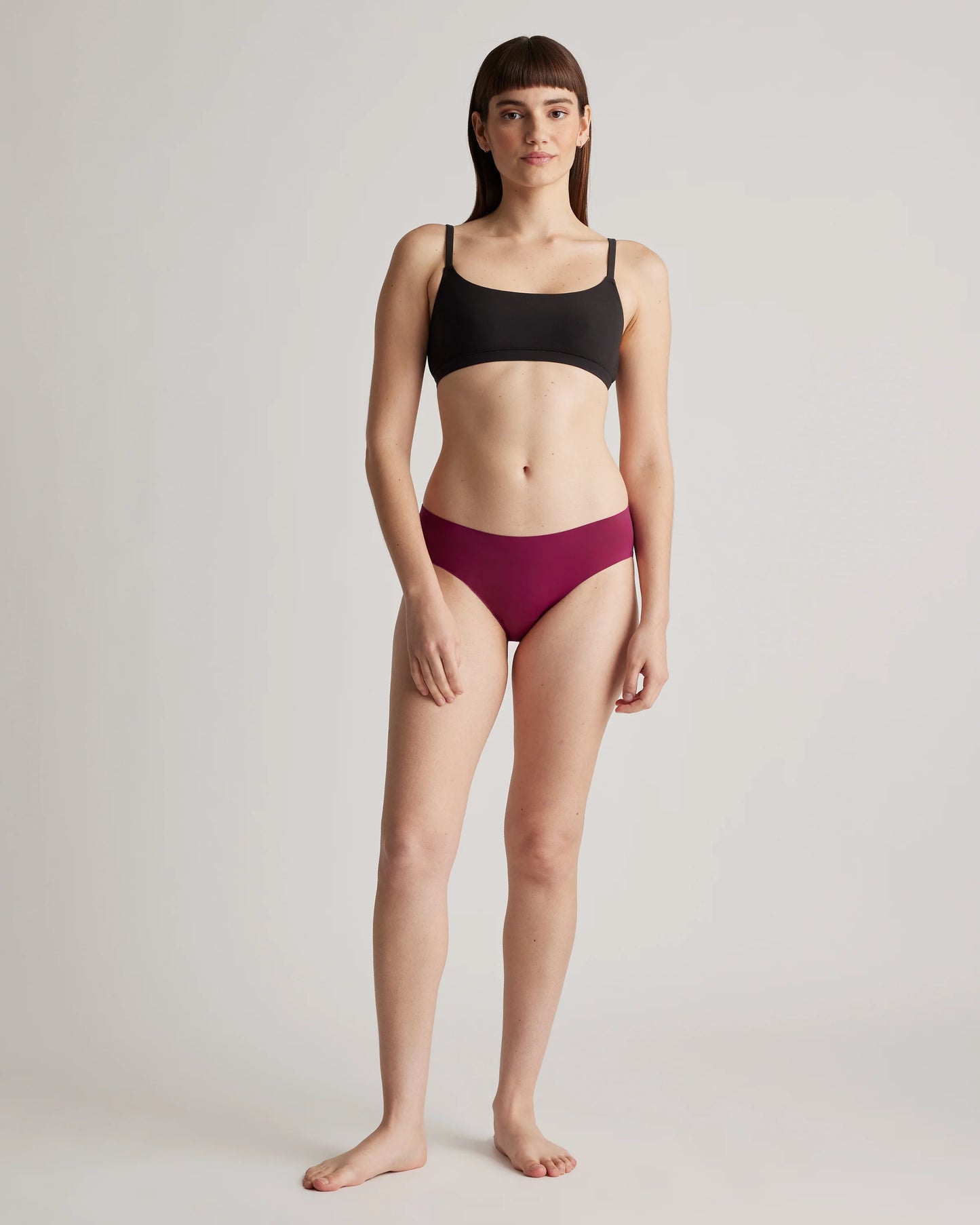 Invisible Bonded Bikini (6-Pack) - XS / Plum