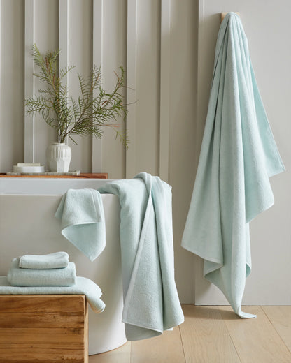 Turkish Ribbed Quick Dry Bath Towel Bundle - One Size / White