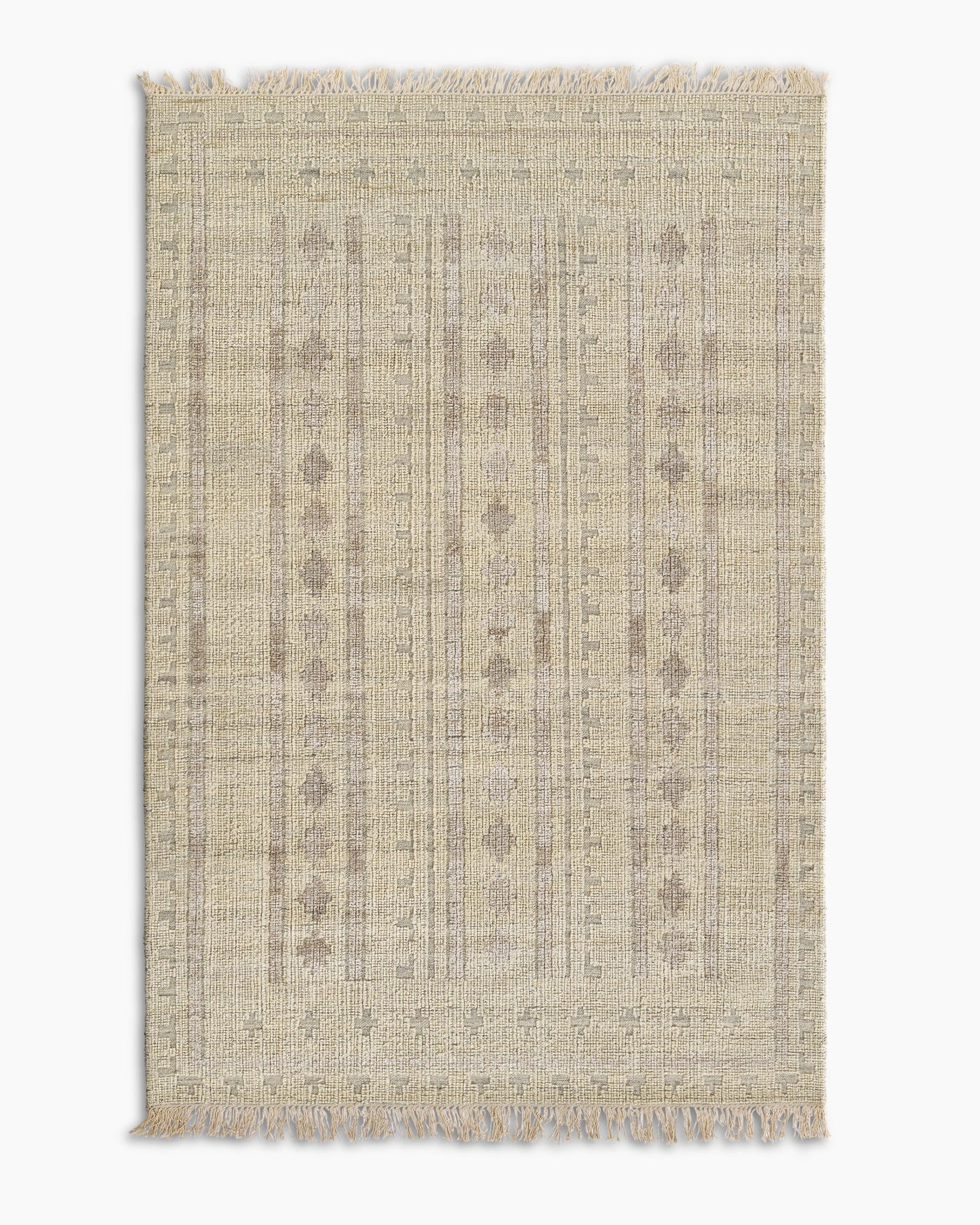 Lima Handwoven Wool Rug - 3'6" x 5'6" / Ivory