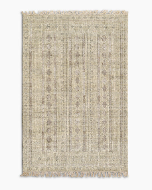 Lima Handwoven Wool Rug - 3'6" x 5'6" / Ivory