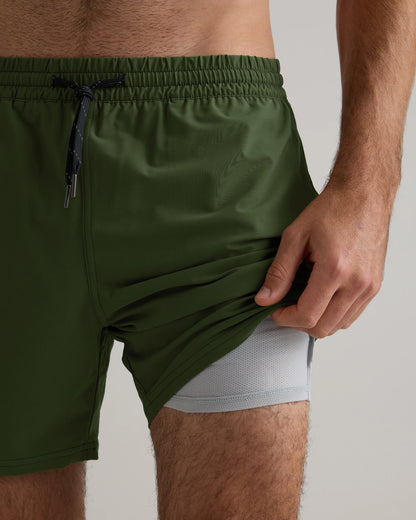 Italian Swim Trunks - 5.5" - XS / Navy Diamond Geo