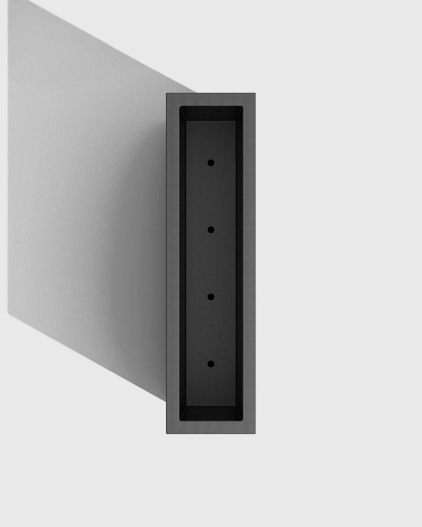 Block Series All Weather Rectangular Planter by Veradek - One Size / Black