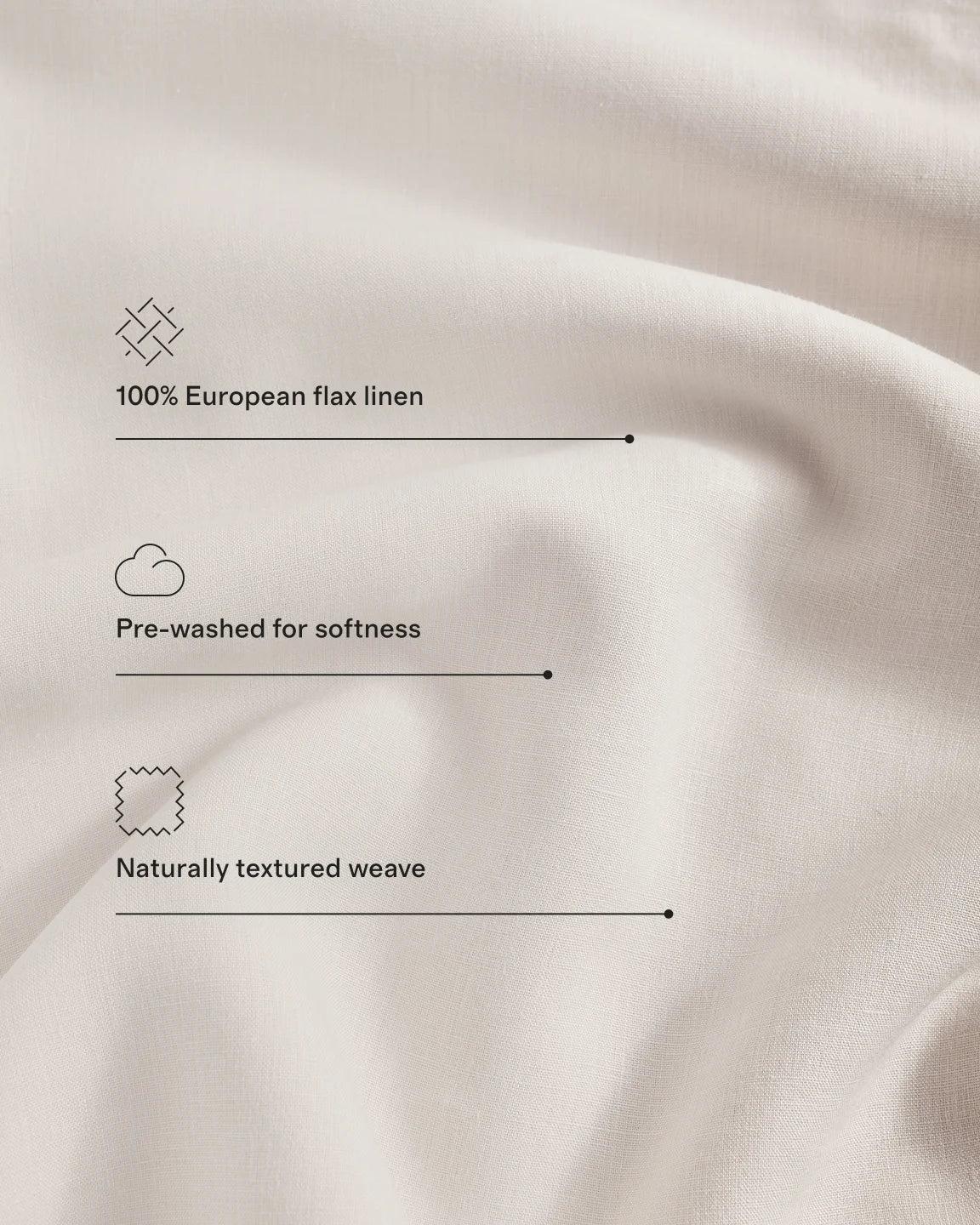 European Linen Gingham Duvet Cover - Twin / Blue Fog