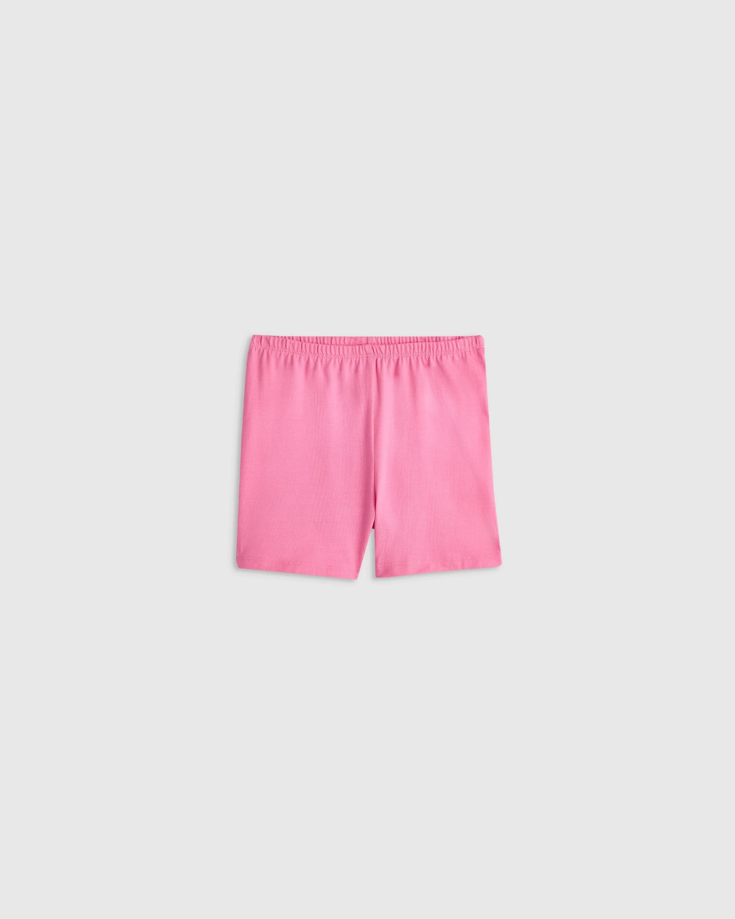 Organic Cotton Cartwheel Shorts - 2T / Bright Blush