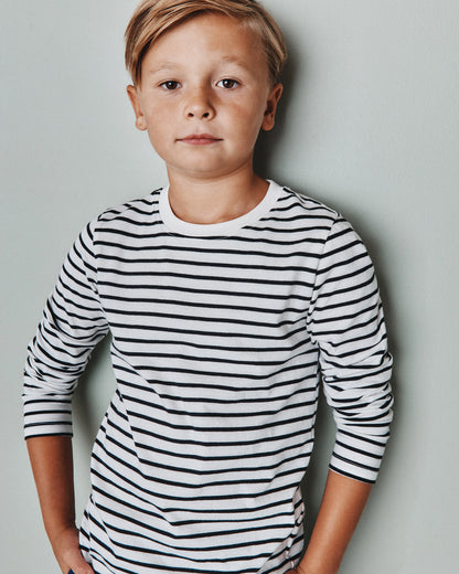 100% Organic Cotton Jersey Long Sleeve Tee - 6 / Dino Sketch