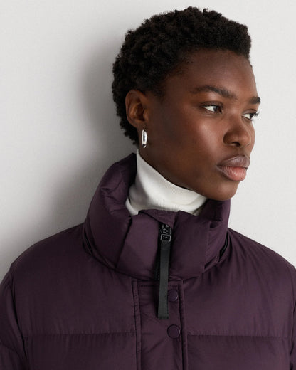 Responsible Down Long Puffer Jacket - XS / Black