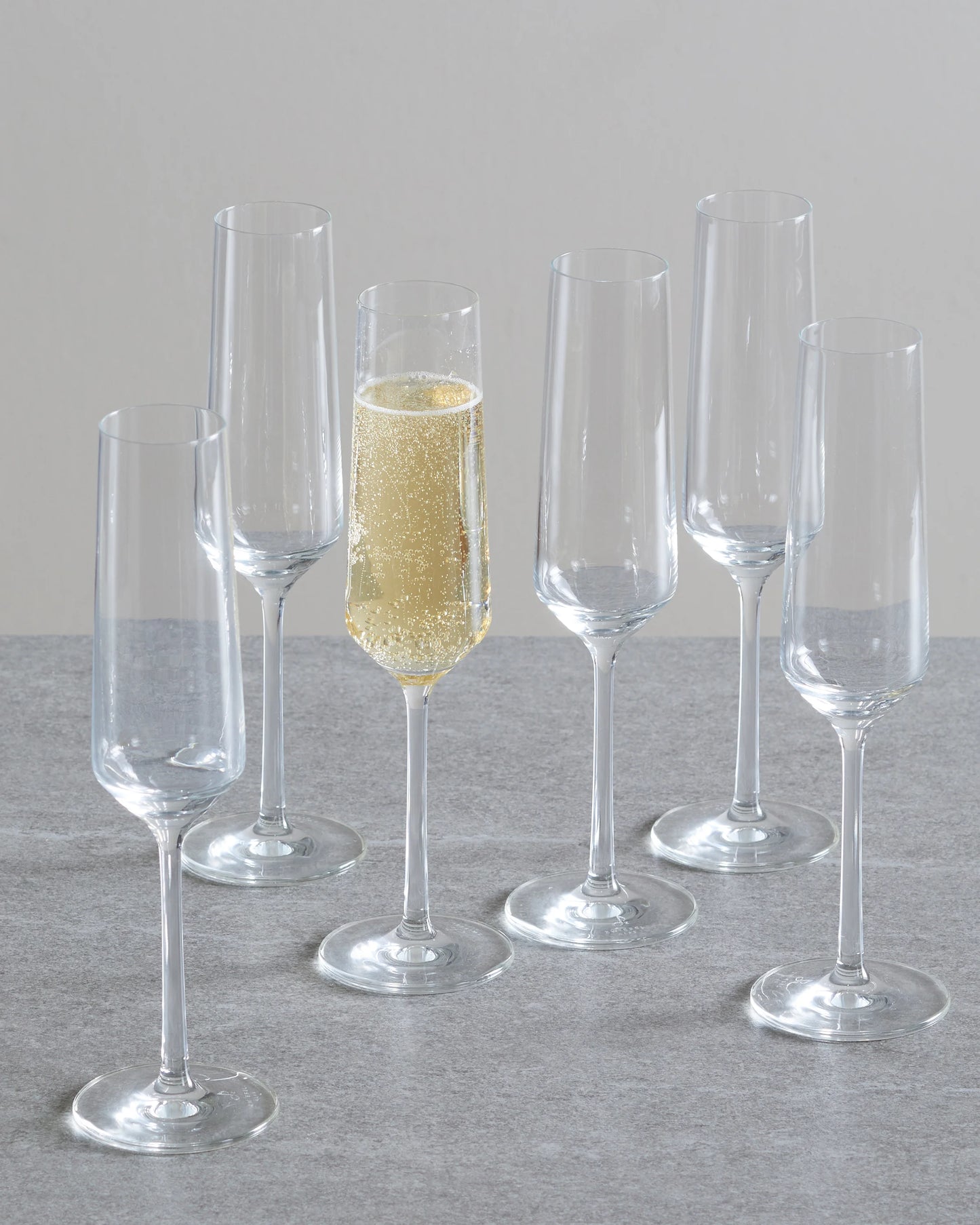 Pure Champagne Flute (Set of 6) - One Size / No Color